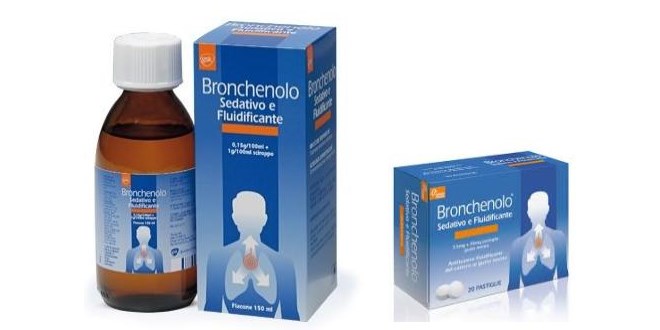 Bronchenolo Sedativo Fluidificante: foglietto illustrativo, a cosa serve, controindicazioni, effetti collaterali. Bronchenolo Sedativo Fluidificante® è un farmaco che allevia i sintomi della tosse fluidificando il catarro.