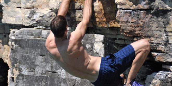 free-climbing